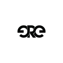 ere letter original monogram logo design