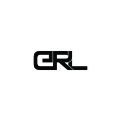 erl letter original monogram logo design