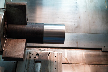 Raw material steel rod for CNC lathe precess,CNC lathe jaw clamping raw material steel rod .