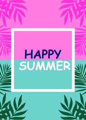 Obraz premium happy summer holidays with natural background