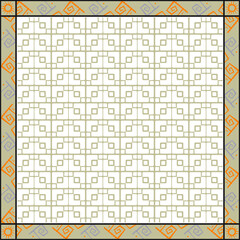 Fantastic flower ornament. Beautiful vector pattern. Design can be used for Scarf, Card, bandana print, kerchief design, napkin