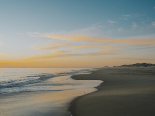 Sunset on the beach