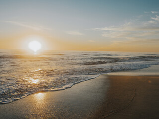 Sunset on the beach