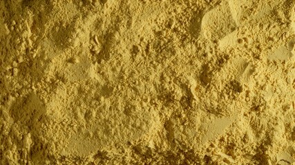 TOP VIEW: Turmeric powder background