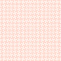 Houndstooth seamless pattern in pink tones. Dogs tooth.