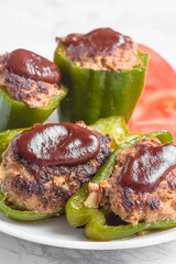 ピーマンの肉詰め