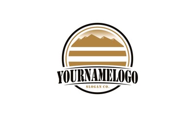 desert logo designs and inspirations logo vektor