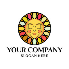 Illustration Logo Vector graphic of Cute Moon. Perfect for Art and Design, Beauty SPA,   brands or companies.