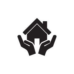 Fototapeta na wymiar real estate icon vector,house care icon