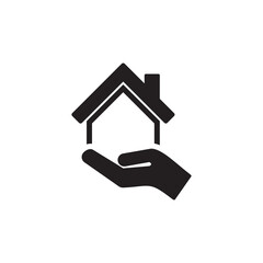 Fototapeta na wymiar real estate icon vector,house care icon