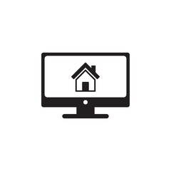 real estate icon vector,home explore icon,house explore icon,home location icon