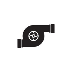automotive icon vector, turbo icon