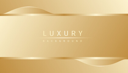 Abstract gold luxury background with dynamic waves for your banner or your design project.