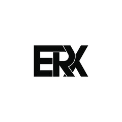 erx letter original monogram logo design