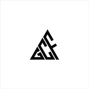 G C F letter logo abstract creative design. G C F unique design