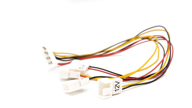 The male molex connector to 2 pins  12v, 7v and 5v