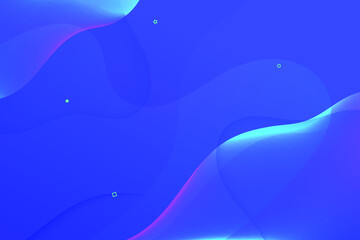 abstract blue curve gradient flat design background vector