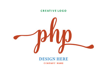 PHP lettering logo is simple, easy to understand and authoritative