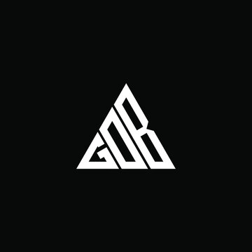G D B letter logo abstract creative design. G D B unique design
