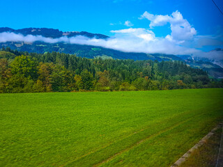 Fototapeta na wymiar Austria - Salzburgo - Campo