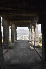 Buildings, Monuments & Architecture of Queen's fort at Gingee, Tamilnadu, India.