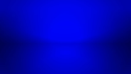 abstract blue background. gradient color studio display room with blank space and lighting effect for product presentation or modern decorative graphic design