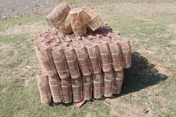 bamboo made fish equipment stock