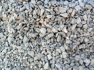 Gravel background top view