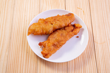 Banana fritters or banana fry