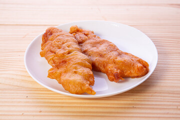Banana fritters or banana fry