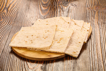 Armenian lavash - traditional thick bread