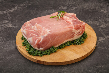Pork meat piece for cooking