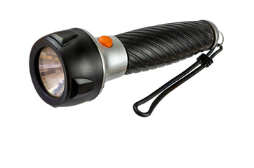 Pocket flashlight on a white background