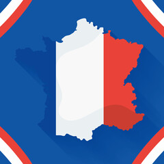 Bastille Day postcard