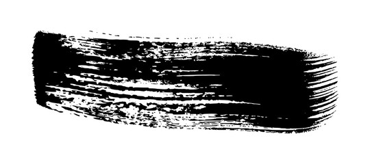 Black grunge brush strokes