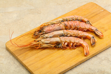 Tasty big Langoustine over the board