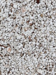 White small stone pattern background. Minimal natural texture
