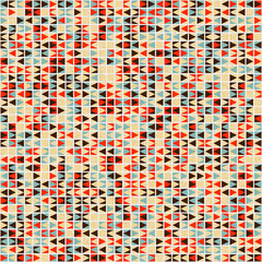 Fototapeta premium Abstract Geometric Pattern generative computational art illustration
