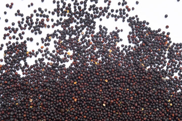 grain nabina rape on white background