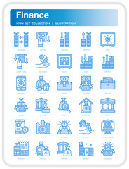 Finance icon set