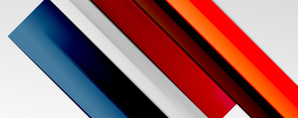 Fototapeta premium Color abstract lines trendy geometric background for business or technology presentation, internet poster or web brochure cover, wallpaper