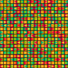 Abstract Geometric Pattern generative computational art illustration