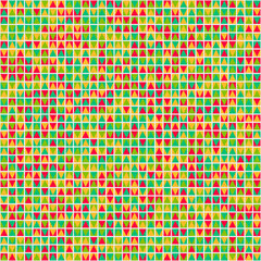 Abstract Geometric Pattern generative computational art illustration