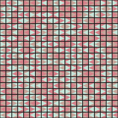 Fototapeta premium Abstract Geometric Pattern generative computational art illustration