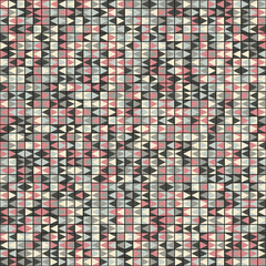 Fototapeta premium Abstract Geometric Pattern generative computational art illustration