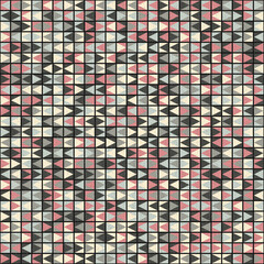 Fototapeta premium Abstract Geometric Pattern generative computational art illustration