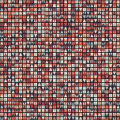 Fototapeta premium Abstract Geometric Pattern generative computational art illustration