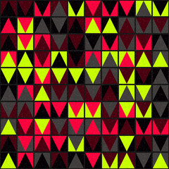 Abstract Geometric Pattern generative computational art illustration