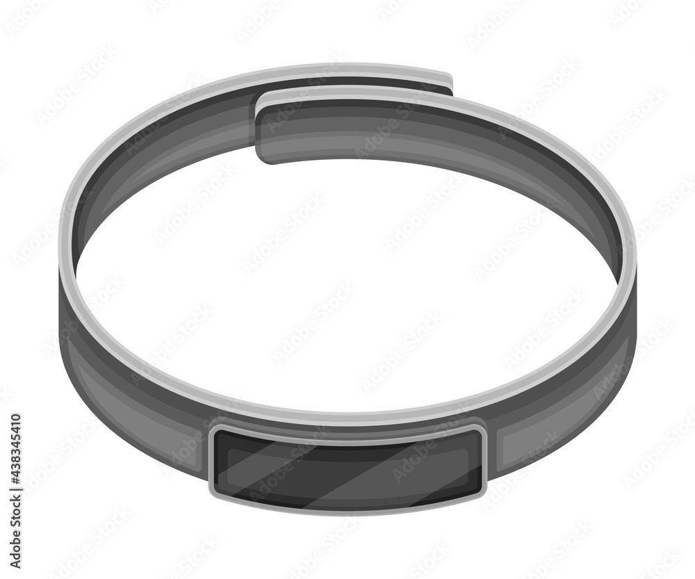 Aufkleber smartwatch with touchscreen interface as wireless network communication technology isometric vector 