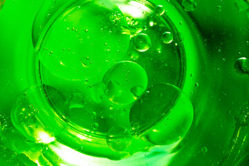 Colourful Oil Drop On Water Abstract Background, Oil Drop On Water 